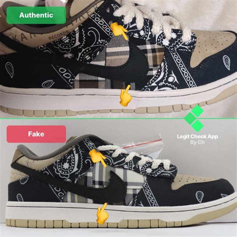 travis scott dunks real or fake